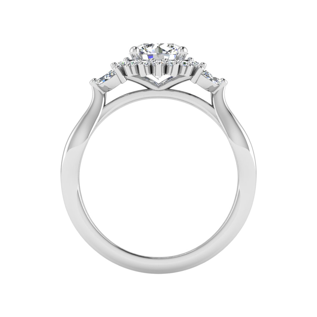 Laura Halo Engagement Ring